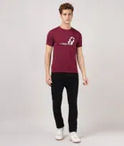 Round Neck Printed T-Shirt for Men 