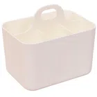 Plastic Multipurpose Storage Basket (White)