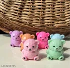 Teddy Bear Shape Lip Gloss, Multicolor, Pack of 1