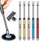 Rechargeable Flameless & Windproof Gas Lighter with LED Battery Indicator (Multicolor, Pack of 1)