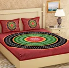 Cotton Queen Bedsheet with 2 Pillow Cover 