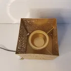 Metal Decorative Electric Moroccan-Style Oil Burner with Oil 