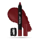 Seven Seas Non Transfer Stay Upto 24 Hours Matte Mood Crayon Lipstick (Flaming Red) (3.5g) (Pack Of 1)