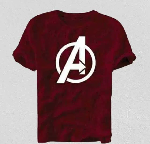 Stylesmyth Cotton Blend Mens T-Shirt (Maroon, L) (SS-11)