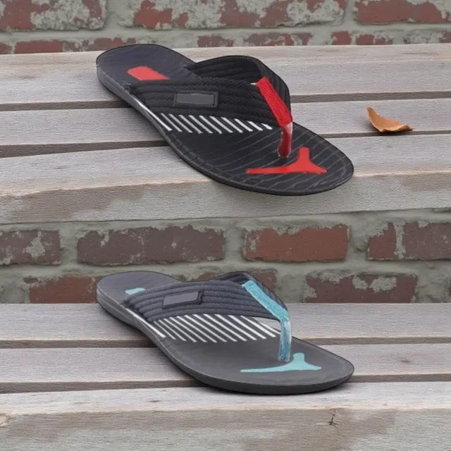 Flipflops for Men, Pack of 2, Multicolor (10)