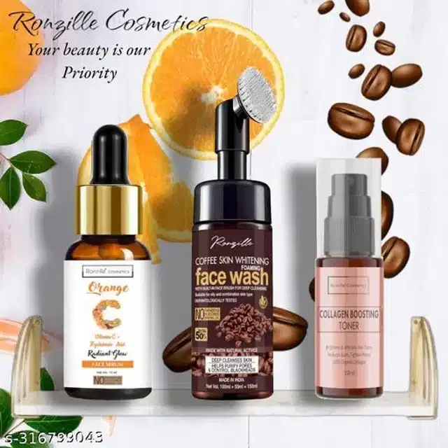 Combo of Ronzille Face Makeup Kit (Multicolor, Combo of 3)