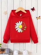 Cotton Blend Sweatshirt for Girls 