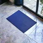 PVC Solid Doormat (Blue, 2x1.5 ft)
