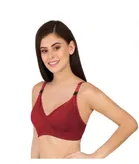 Cotton Blend Solid Bras for Women 