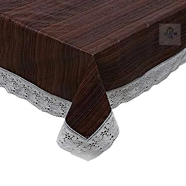 PVC Printed 4 Seaters Table Cover (Multicolor, 40x60 inches)