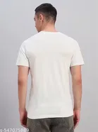 New York City Polyester T-Shirt for Men ,White 