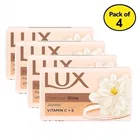 लक्स फ्लॉ-लेस्स ग्लो जैस्मिन & विटामिन C+E सोप 4X43 g 