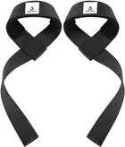 AJRO DEAL WEIGHT LIFTING STRAP -BLACK Wrist Bands Gym for Men Hand Band Wrist Support (set of 2)