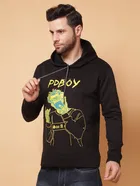 Fleece Printed Hoodie for Men 