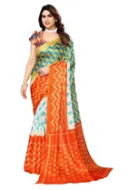 Art Silk Printed Saree for Women 