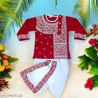 RK TRADERS Ethnic Motif Cotton Kurta Set for Boys 