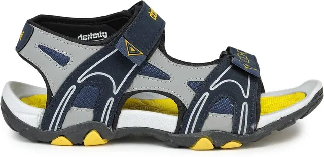 Casual Sandals for Men (Yellow, IND-6)