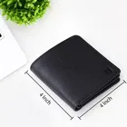 Casual Bifold Black Wallet for Men 