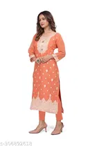 Cotton Embroidered Kurti for Women 