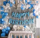 50 Pcs Balloons Decoration Kit, Multicolour, Set of 1