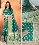 Art Silk Zari Woven Saree for Women 