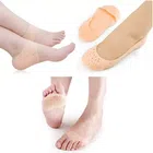 3 in 1 Soft Silicone Gel Pads for Cracked Heels (Beige, Set of 3)