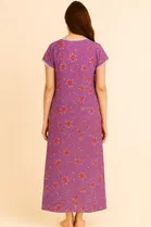 Sarina Floral Print Nightdress for Women 