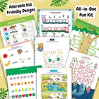 Set of 10 Super Cute Toddlers Activity Bag Fun Activity Books for Kids Early Learning Creative Skill Building Engaging Brain Development Activities Ideal Birthday Gift Holiday Activities Perfect Choice Homeschooling Kindergarten Nursery Students