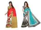 Khadi Silk Printed Saree for Women 