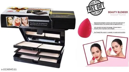 Face Makeup Combo, Multicolor, Set of 1