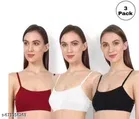 Everyday Bandeau Bra for Women, Pack of 3 