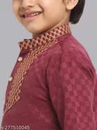 Cotton Blend Kurta with Pyjama for Boys 