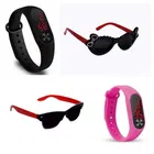UV Protected Sunglass with Digital Watch for Boys & Girls 