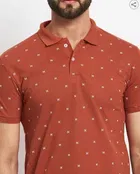 Printed Polo T-Shirt for Men 