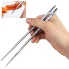 Stainless Steel Non-Slip Reusable Durable and Lightweight Chopsticks 