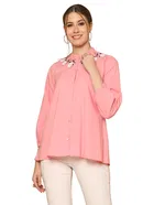 Cotton Embroidered Top for Women 