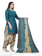 Cotton Printed Salwar Suit for Women 