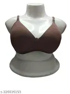 Cotton Solid Bra for Women 