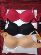 Hosiery Solid Padded Bras for Women, Pack of 3 