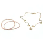Gold Plated Pendants with Bracelets for Women 