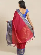 शारदा क्रिएशन कॉटन एम्बेलिशड साड़ी 