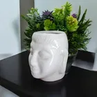 Ceramic Buddha Theme Pots for Indoor Plants 