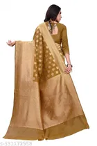 Chanderi Cotton Zari Woven Saree for Women 