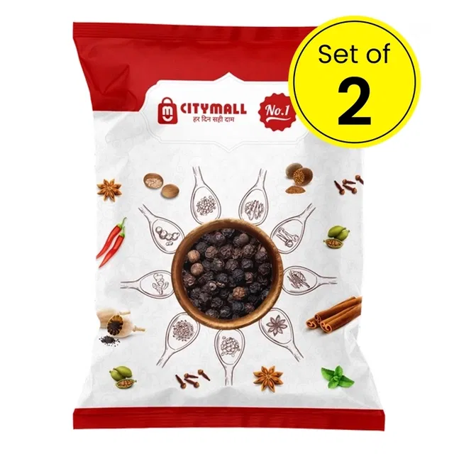 सिटीमॉल न.1 काली मिर्च साबुत 25 g (सेट ऑफ़ 2)