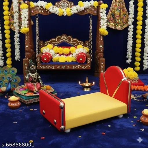 Wooden Bed for God Idols (Multi, 1)