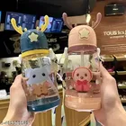 Plastic Sipper Water Bottle for Kids, Multicolor, 600 ml