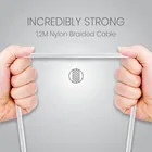 Portronics Fast Charging 3A Type-C Cable 1.2 M,White