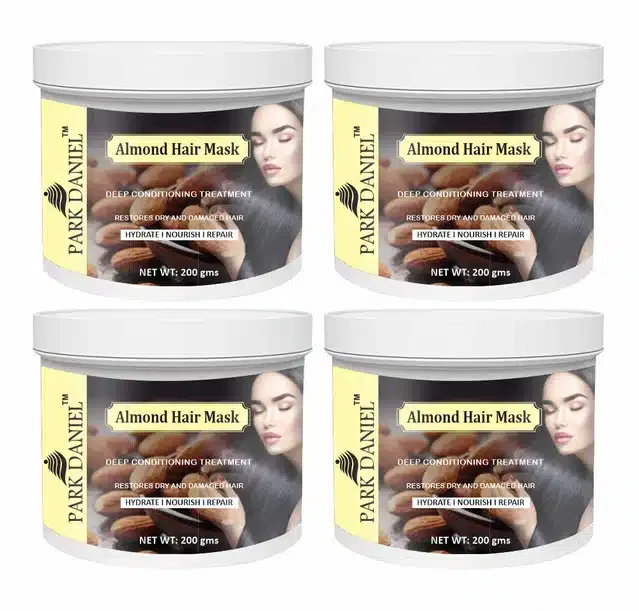 Park Daniel Almond Protein Hair Mask (Pack of 4, 200 g)