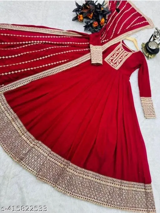 Urbane Partywear Capes for Women (Red, S)