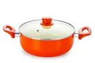 Aluminium Non Stick Sauce Pan with Glass Lid 